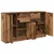 Komode 2 pcs Staro drvo 60 x 30 x 70 cm Konstruirano drvo