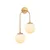 Opviq Jewel 10585 Zidna lampa, Zlatna