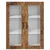 Vidaxl Stenski stekleni omarica LUCCA Star les 80 x 31 x 100 cm