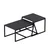 Wallity Klub sto Minimal 75x38x50cm Antracit