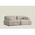 Atelier del Sofa L1 1R Doblo Sofa, 2 Sedišta, Krem