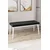 Hanah Home klupa Arwen Bench, 105 cm, crna / bela