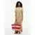 TOMMY HILFIGER Nakupovalna torba  rjava / jagoda / pastelno roza