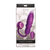 Inmi Thru Thumper Thrusting Silicone Vibrator with Remote Purple