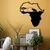 Atelier Del Sofa Zidna dekoracija African 1, 55x57 cm, 1.2mm, Crna