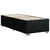 VIDAXL Box spring postelja z vzmetnico črna 80x200 cm blago