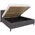 Carryhome OBLAZINJENA POSTELJA 140 cm x 200 cm , tekstil antracit