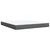 Vidaxl Box spring postelja z vzmetnico temno siva 180x200 cm blago