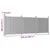 Vidaxl Ograjni panel rjav 526x186 WPC