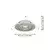 Eglo 902238 -LED kupatilsko ugradno spot svetlo BARRANCO 1xGU10/4,5W/230V IP44 hrom