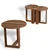 Hanah Home Set klub stolova, 3 komada Mira Orah