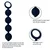 Silikonske analne kuglice sa prstenom CRVENE