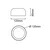 Open Design OR85891-LED Plafonsko svetlo CEDRONE LED/8W/230V CCT prečnika 12 cm crno