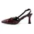 Mona shoes Ženske sandale na štiklu, Bordo