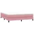 Vidaxl Box spring postelja brez vzmetnico roza 180x210 cm žamet