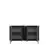 HANAH HOME Komoda Pega 120 Anthracite Silver