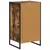 Kreveta Dimni hrast 43 x 36 x 75,5 cm Konstruirano drvo