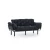 ATELIER DEL SOFA Sofa trosed Nitta Triple Black