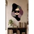 WallXpert MDF zidna slika nepravilnog oblika ART3DCNCMDL4, žena sa velikim naočarima za sunce i minđušama, 55 x 35 cm