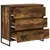 Kreveta Dimni hrast 79 x 36 x 75.5 cm Konstruirano drvo