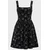 Ženska obleka KILLSTAR - Enigma - Black/Grey - KSRA013158