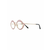 Gucci Eyewear-Goldt one Pink Crystal Cat Eye Glasses-women-Pink