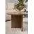Nordure Klub sto Sable, 119x60x40cm, Braon