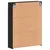 Kupaonski ormar s ogledalom TULUM Crna 60 x 16,5 x 78 cm