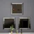 Hanah Home Set 3 ogledala Srebrna