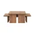Hanah Home Klub sto Sanctuary, 110x41.5x45cm, Braon