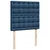 Vidaxl Box spring postelja z vzmetnico modra 90x200 cm blago