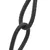 Delight USB 2.0 A – Type-C Kabel – 2 m, 90°, Črn