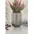 Aberto Design Vaza Line D20F, 10x20x10 cm, Srebrne boje