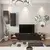 Hanah Home TV komoda Zebra - crna, tikovina
