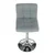 KONDELA Barski stol Kandy New - siv/krom