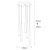 Conceptum Hypnose Luster Ugur-6073, 43 cm 5xE14 LED