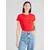 Tommy Jeans Curve Majica mornarska/rdeča/bela