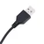 Vidaxl LED posteljno vzglavje črno 160x7x78/88 cm blago
