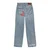 Tommy Jeans Kavbojke LAYLA mornarska/moder denim/rubin rdeča/off-bela