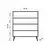 Hanah Home Komoda Multilux 95x111x36cm Hrast