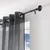 Garnišna Bullette 19mm 210-380cm crna Douceur d Interieur