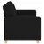 Vidaxl Dvosed črne barve 180x78x84 cm blago