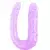 Dildo, Dupli, 17cm, Ljubičasti