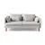 Atelier del Sofa Trosed Flexy, 195 x 100 x 75 cm, Krem