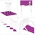 Stepenica Pravokutni 4 pcs Srebrno 90 x 40 cm Aluminij
