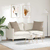 Jastučići za sofu 2 pcs Sivo-smeđa 80 x 80 cm tkanina