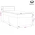 Postelja boxspring z vzmetnico Črna 90 x 190 cm Blago