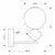 LED zidna lampa FLORES LED/7W/230V zlatna/braon