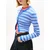 Tommy Jeans Pletena jopa modra/bela