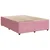 Vidaxl Box spring postelja z vzmetnico roza 160x200 cm žamet